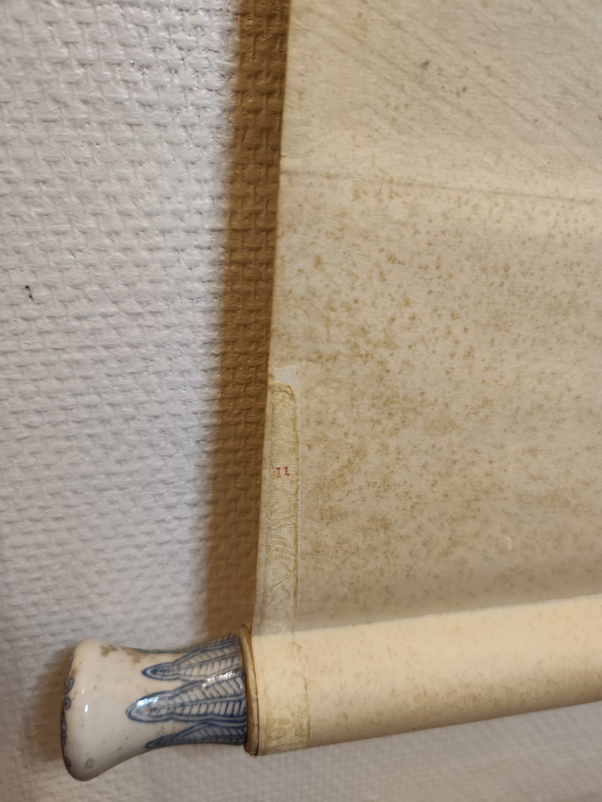 Kakemono japonais ancien (rouleau suspendu) – Image 2