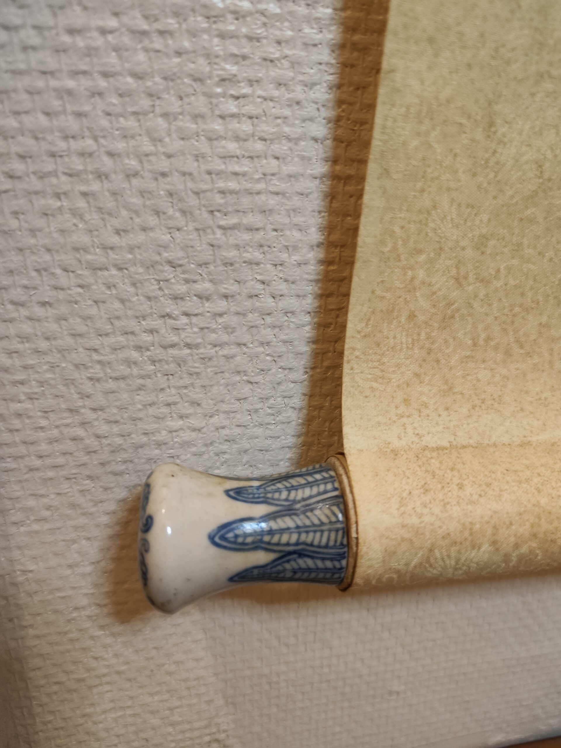 Kakemono japonais ancien (rouleau suspendu) – Image 9