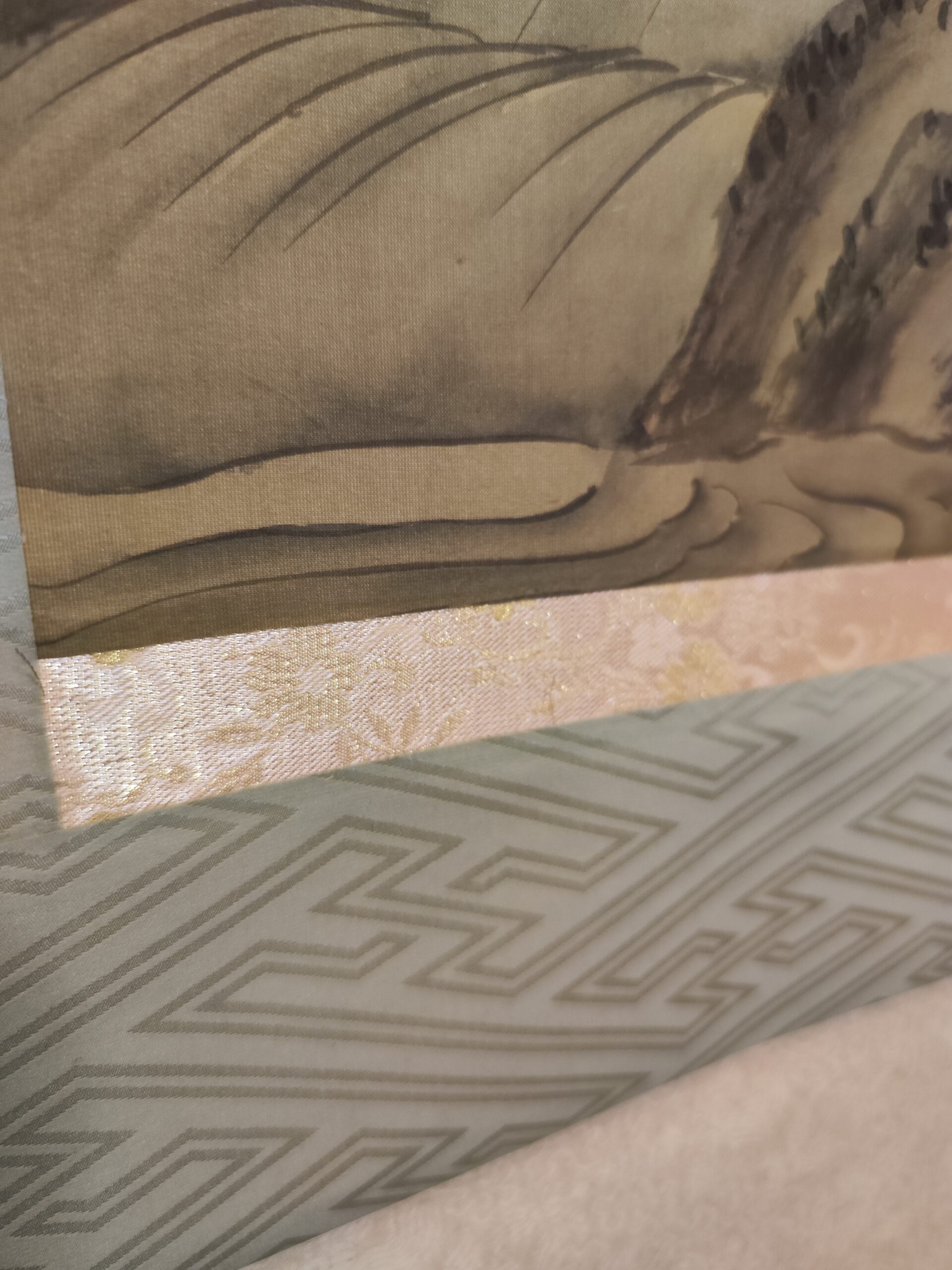 Kakemono japonais ancien (rouleau suspendu) – Image 7