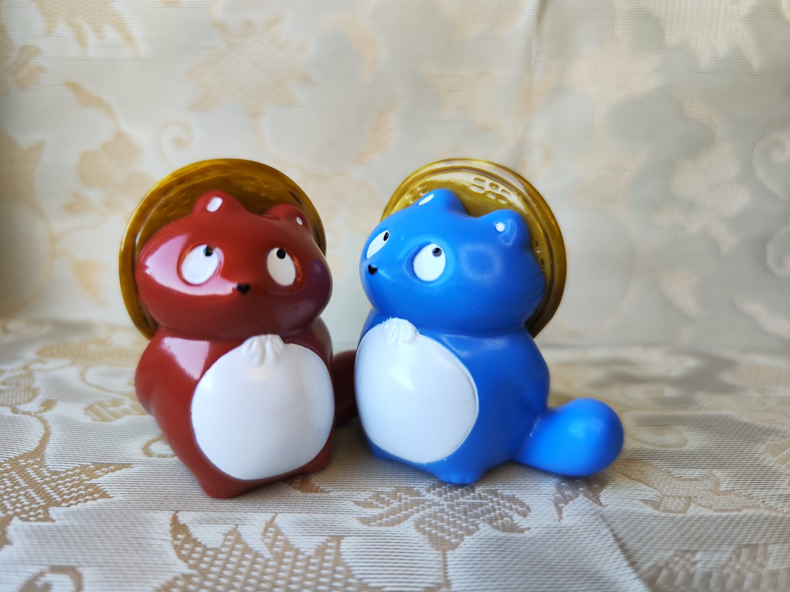 Figurine gachapon – Tanuki brun – Image 5