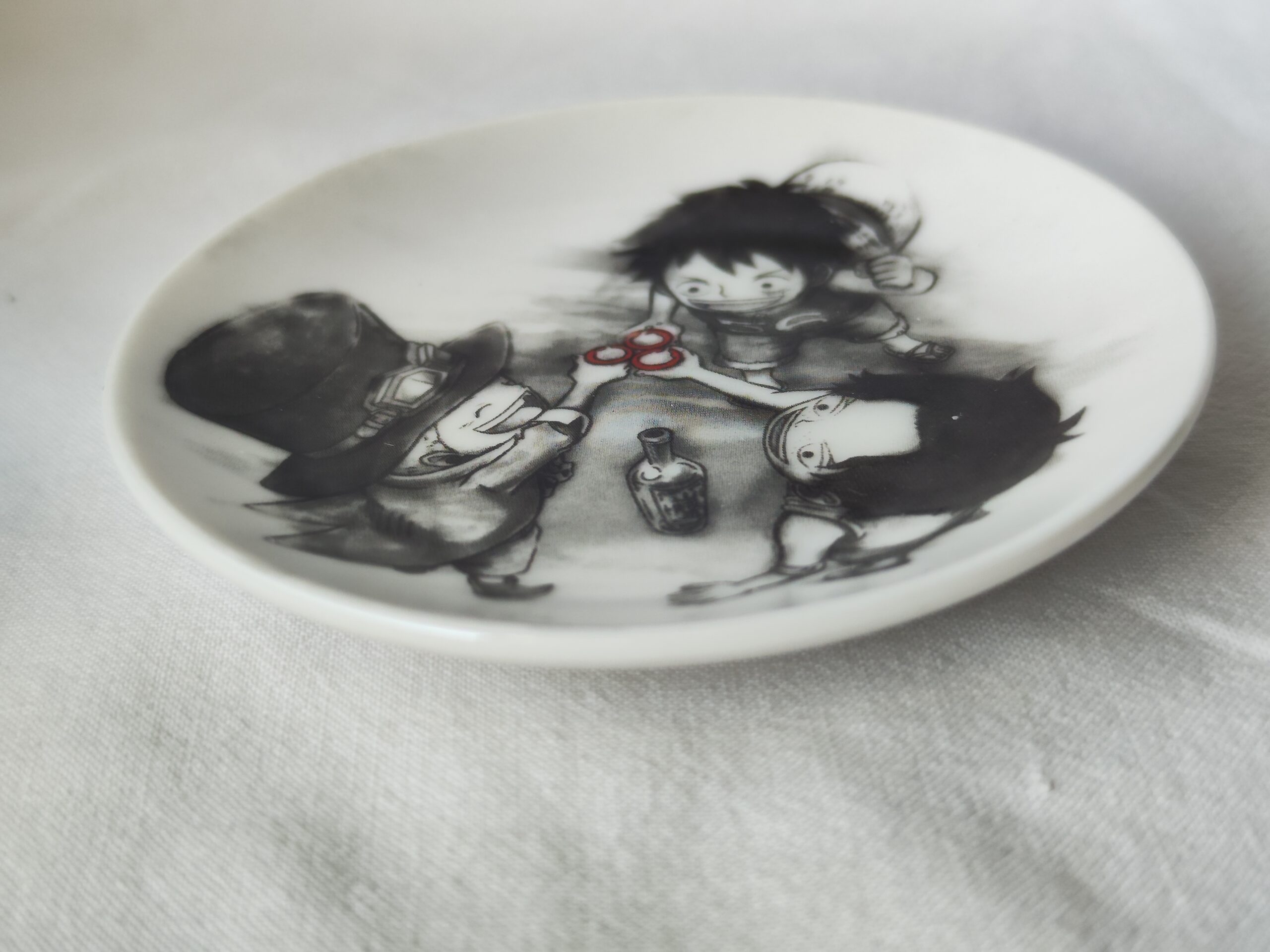 Petite assiette One Piece Day - Luffy, Ace & Sabo (Bandai Spirits, Made in China) – Image 2